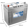 Varta ProMotive SLI J2 / 625 014 072 accu (12V, 125 Ah, 720A)  AVA00297 - 2