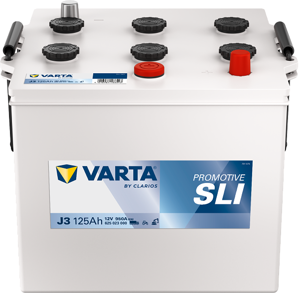 Varta ProMotive SLI J3 / 625 023 000 accu (12V, 125Ah, 950A)  AVA00333 - 3