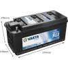 Varta ProMotive SLI K4 / 643 033 095 accu (12V, 143Ah, 950A) AVA00720 - 2