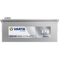 Varta Professional EFB Dual Purpose LED190 / 930 190 105 accu (12V, 190Ah, 1050A)  AVA00326