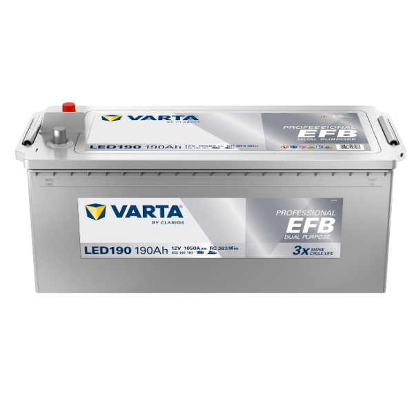 Varta Professional EFB Dual Purpose LED190 / 930 190 105 accu (12V, 190Ah, 1050A)  AVA00326 - 4