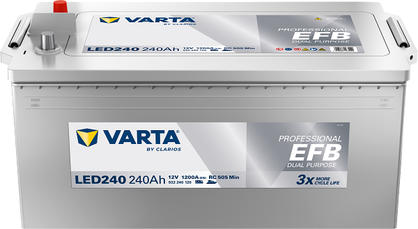 Varta Professional EFB Dual Purpose LED240 / 930 240 120 accu (12V, 240Ah, 1200A)  AVA00328 - 4