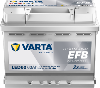Varta Professional EFB Dual Purpose LED60 / 930 060 068 accu (12V, 60Ah, 640A)  AVA00327