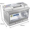 Varta Professional EFB Dual Purpose LED70 / 930 070 076 accu (12V, 70Ah, 760A)  AVA00331 - 2