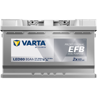 Varta Professional EFB Dual Purpose LED80 / 930 080 080 accu (12V, 80Ah, 800A)  AVA00329