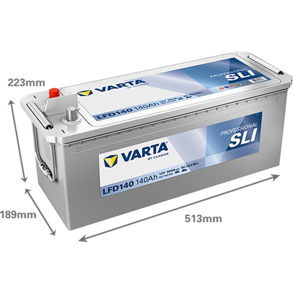 Varta Professional SLI LFD140 / 930 140 080 accu (12V, 140Ah, 800A)  AVA00253 - 2