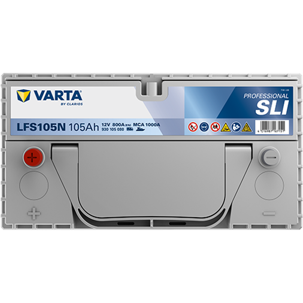 Varta Professional SLI LFS105N / 820 054 080 (12V, 105Ah, 800A) AVA00730 - 3