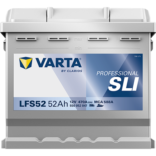 Varta Professional SLI LFS52 / 930 052 047 (12V, 52Ah, 470A)  AVA00607 - 1