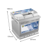 Varta Professional SLI LFS52 / 930 052 047 (12V, 52Ah, 470A)  AVA00607 - 2