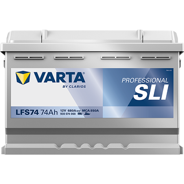 Varta Professional SLI LFS74 / 930 074 068 (12V, 74Ah, 680A) AVA00608 - 1