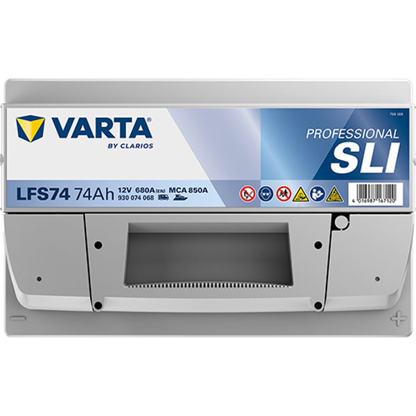 Varta Professional SLI LFS74 / 930 074 068 (12V, 74Ah, 680A) AVA00608 - 4