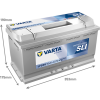 Varta Professional SLI LFS95 / 930 095 080 (12V, 95Ah, 800A) AVA00605 - 2