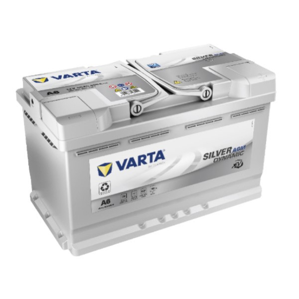 Varta Silver Dynamic A6 (F21) / 580 901 080 / S5 A11 AGM start-stop accu (12V, 80Ah, 800A)  AVA00196 - 1