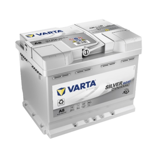 Varta Silver Dynamic A8 (D52) / 560 901 068 / S5 A05 AGM start-stop accu (12V, 60Ah, 680A)  AVA00189 - 1