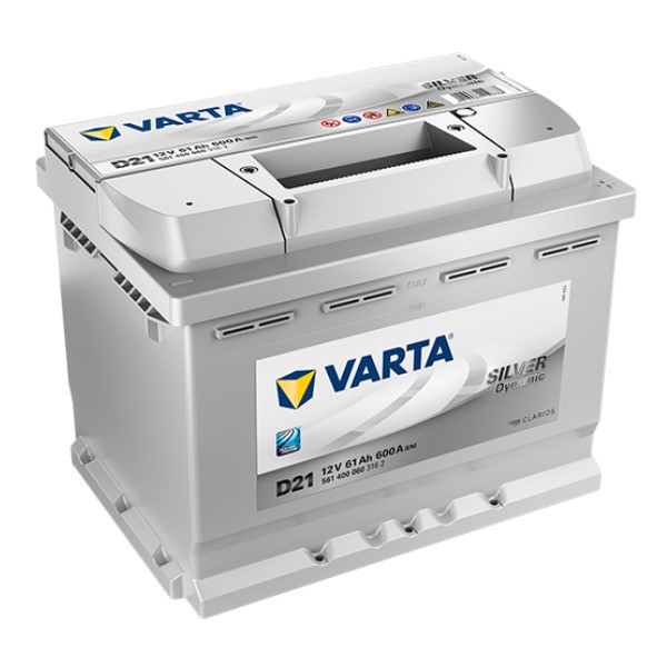 Varta Silver Dynamic D21 / 561 400 060 / S5 004 accu (12V, 61Ah, 600A)  AVA00592 - 1