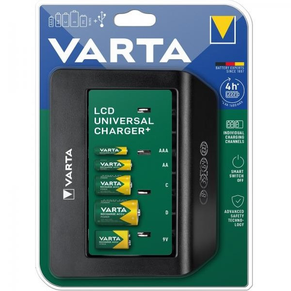 Varta Universele LCD-oplader+ (USB-C) AVA00610 - 1