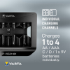 Varta Universele USB-C LCD-oplader+ inclusief batterijen AA / AAA / C / D / 9V (13 stuks) AVA00686 - 4
