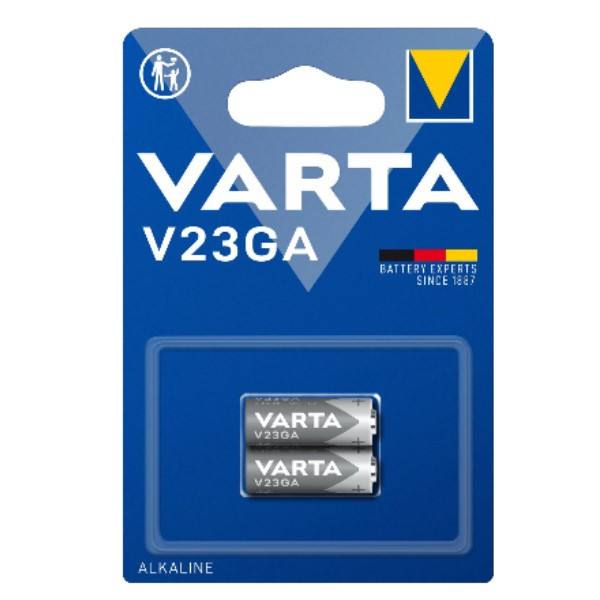 Varta V23GA / MN21 / A23 Alkaline 23V batterij 2 stuks  AVA00172 - 1