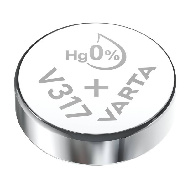 Varta V317 / SR516SW / SR62 zilveroxide knoopcel batterij 1 stuk  AVA00003 - 1