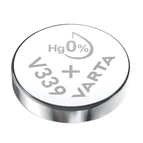 Varta V339 / SR614SW / SR614 zilveroxide knoopcel batterij 1 stuk  AVA00009 - 1