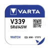 Varta V339 / SR614SW / SR614 zilveroxide knoopcel batterij 1 stuk  AVA00009 - 3