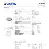 Varta V350 / SR1136W / SR42 zilveroxide knoopcel batterij 1 stuk  AVA00013 - 4