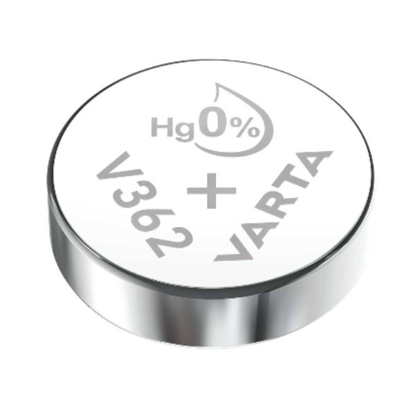 Varta V362 / SR721SW / SR58 zilveroxide knoopcel batterij 1 stuk  AVA00016 - 1