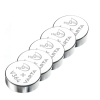 Varta V364 / SR621SW / SR60 zilveroxide knoopcel batterij 5 stuks AVA00643 - 1
