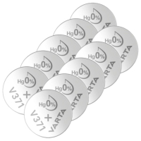 Varta V371 / SR921SW / SR69 zilveroxide knoopcel batterij 10 stuks AVA00762