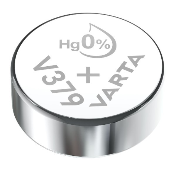 Varta V379 / SR521SW / SR63 zilveroxide knoopcel batterij 1 stuk  AVA00022 - 1