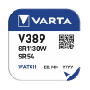 Varta V389 / SR1130W / SR54 zilveroxide knoopcel batterij 1 stuk  AVA00024 - 3