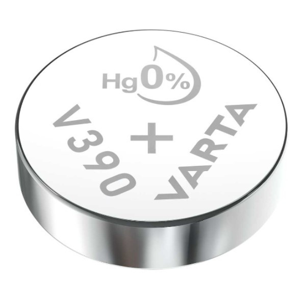 Varta V390 / SR1130SW / SR54 zilveroxide knoopcel batterij 1 stuk  AVA00025 - 1