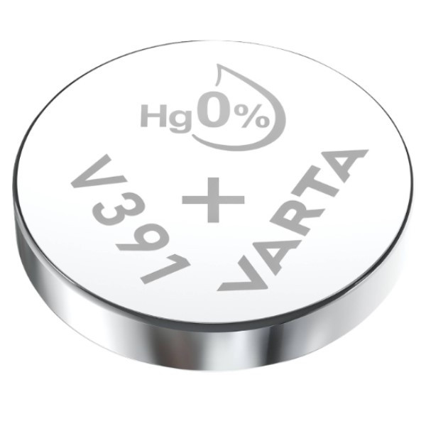 Varta V391 / SR1120W / SR55 zilveroxide knoopcel batterij 1 stuk  AVA00026 - 1