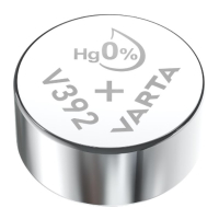 Varta V392 / SR736W / SR41 zilveroxide knoopcel batterij 1 stuk  AVA00027