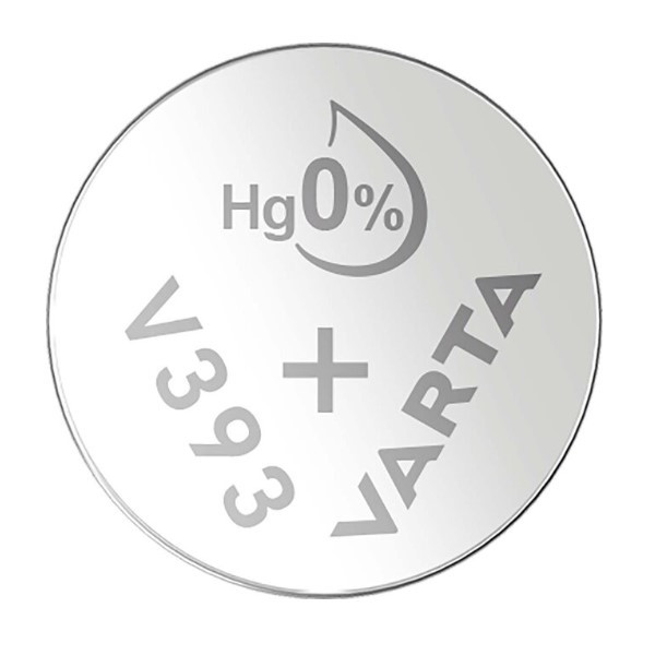Varta V393 / SR754W / SR48 zilveroxide knoopcel batterij 1 stuk AVA00028 - 2