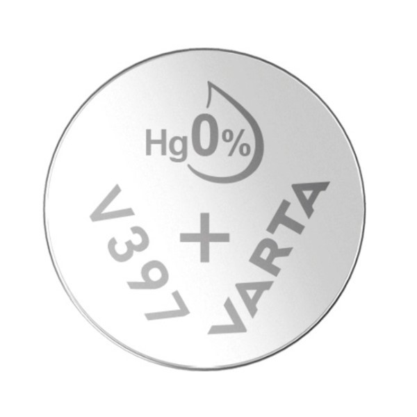 Varta V397 / SR726SW / SR59 zilveroxide knoopcel batterij 1 stuk  AVA00040 - 2