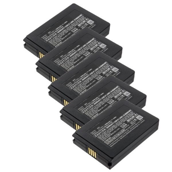 Vectron B60 accu 5 stuks (3.7 V, 3.0 Ah, 123accu huismerk) AVE00269 - 1