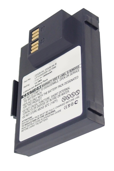 VeriFone 23326-04 / 23326-04-R accu (7.4 V, 1800 mAh, 123accu huismerk)  AVE00084 - 1