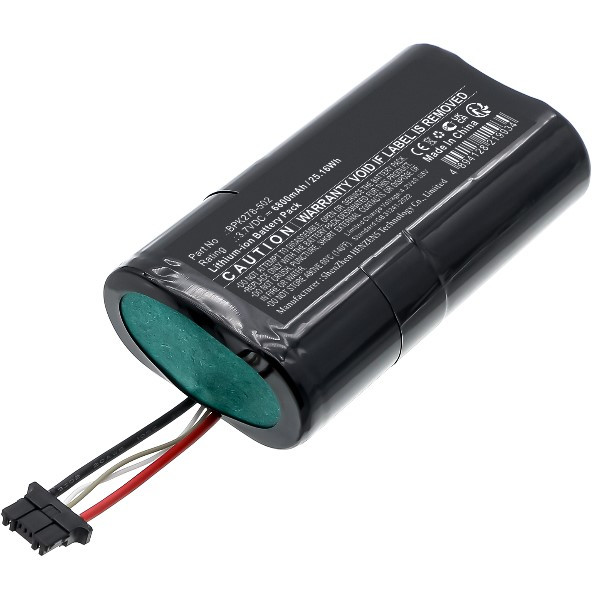 VeriFone BPK278-502 / BPK278-502-01-A accu (3.7 V, 6800 mAh, 123accu huismerk) AVE00260 - 1