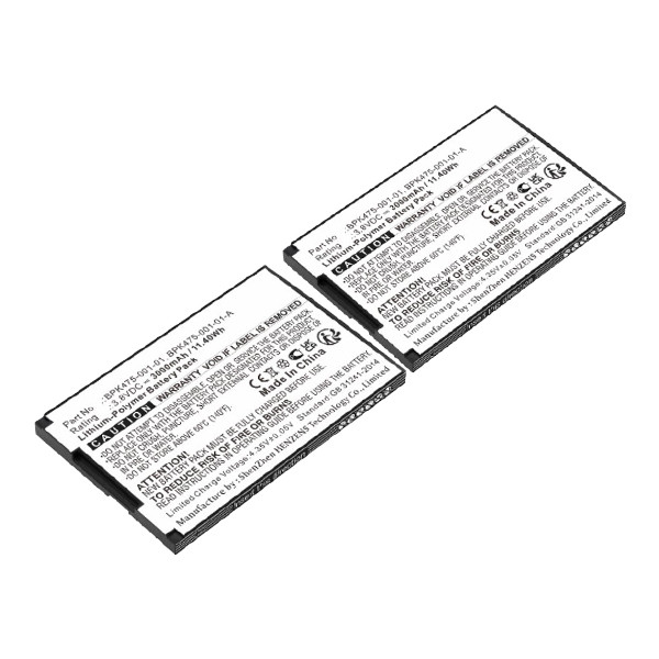 VeriFone BPK475-001 / BPK475-001-01-A accu 2 stuks (3.8 V, 3000 mAh, 123accu huismerk) AVE00265 - 1