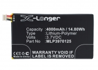 Verizon MLP3970125 accu (4000 mAh, 123accu huismerk)  AVE00095