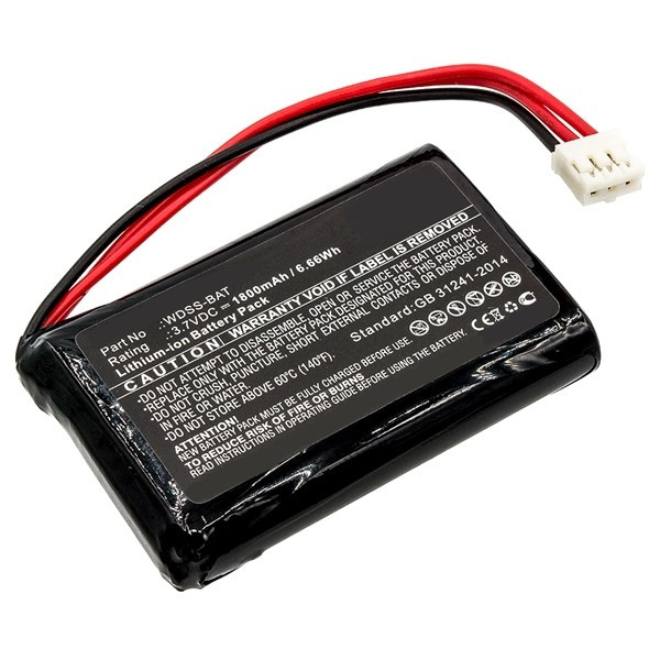 Vernier WDSS-BAT accu (1800 mAh, 123accu huismerk)  AVE00165 - 1