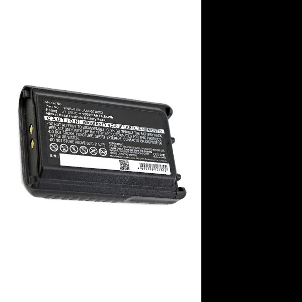 Vertex FNB-V106 / AAG57X002 accu (1200 mAh, 123accu huismerk)  AVE00143 - 1
