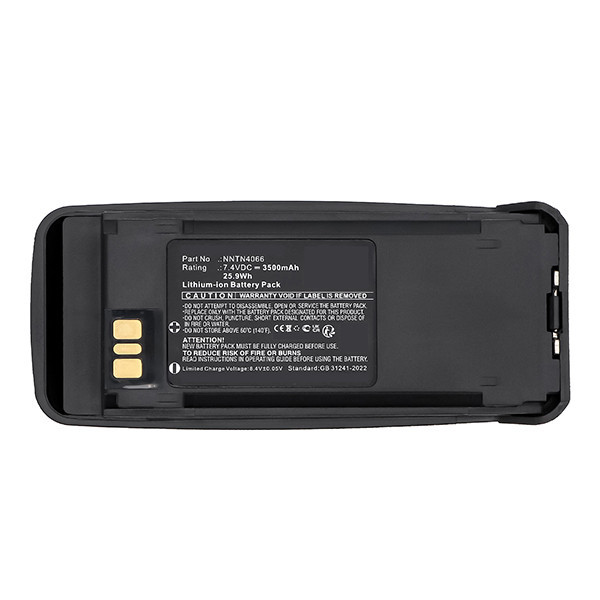 Vertex Standard PMNN4448 / PMNN4489 accu (7.4 V, 3500 mAh, 123accu huismerk) AVE00264 - 5