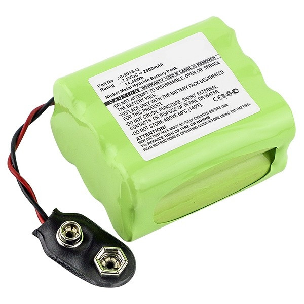 Visonic 0-9913-Q accu (2000 mAh, 123accu huismerk)  AVI00049 - 1