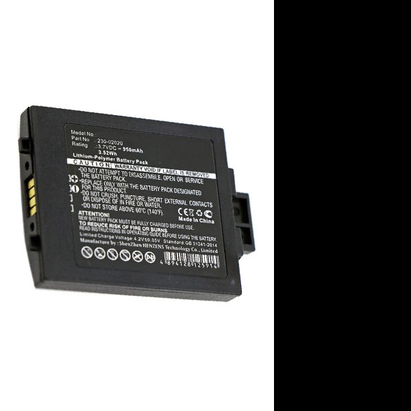Vocera 230-02020 accu (3.7 V, 950 mAh, 123accu huismerk) AVO00128 - 1