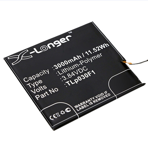 Vodafone DT60BATT / TLp030F1 / TLp030F2 accu (3000 mAh, 123accu huismerk)  AVO00129 - 1