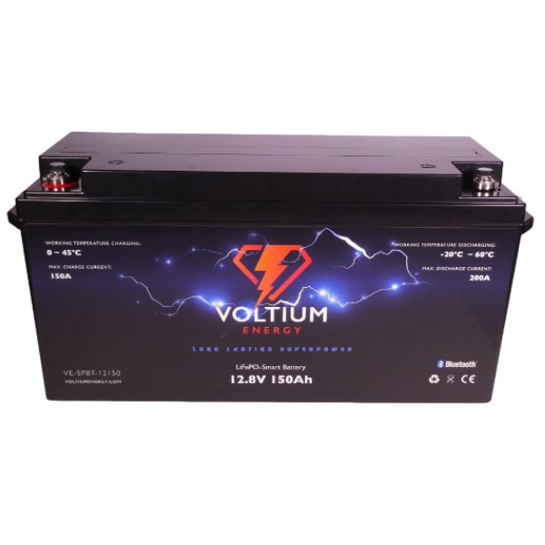 Voltium Energy LiFePO4 Smart Battery (12.8V, 150 Ah)  AVO00158 - 1