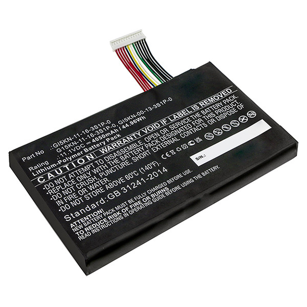 Vulcan G15KN-11-16-3S1P-0 / GI5KN-00-13-3S1P-0 accu (11.1 V, 4050 mAh, 123accu huismerk)  AVU00002 - 1