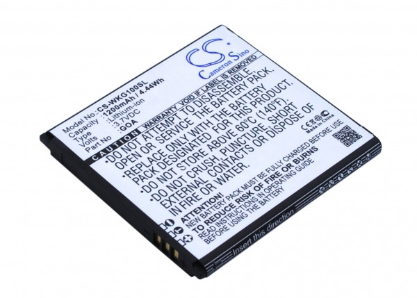 Wiko Goa accu (1200 mAh, 123accu huismerk)  AWI00071 - 1